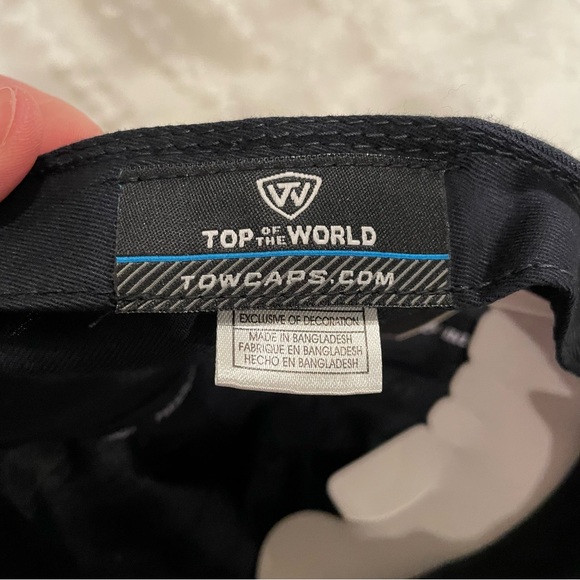 Georgetown Hoyas Embroidered G Baseball Hat Top of the World Navy hat - Picture 6 of 10